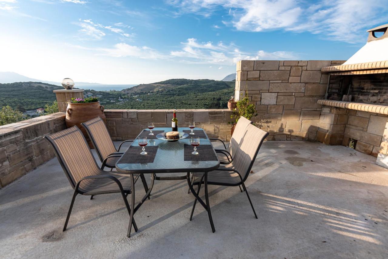 Rikanthos Stone Sea View Apartment Ι Falelianá Exteriér fotografie