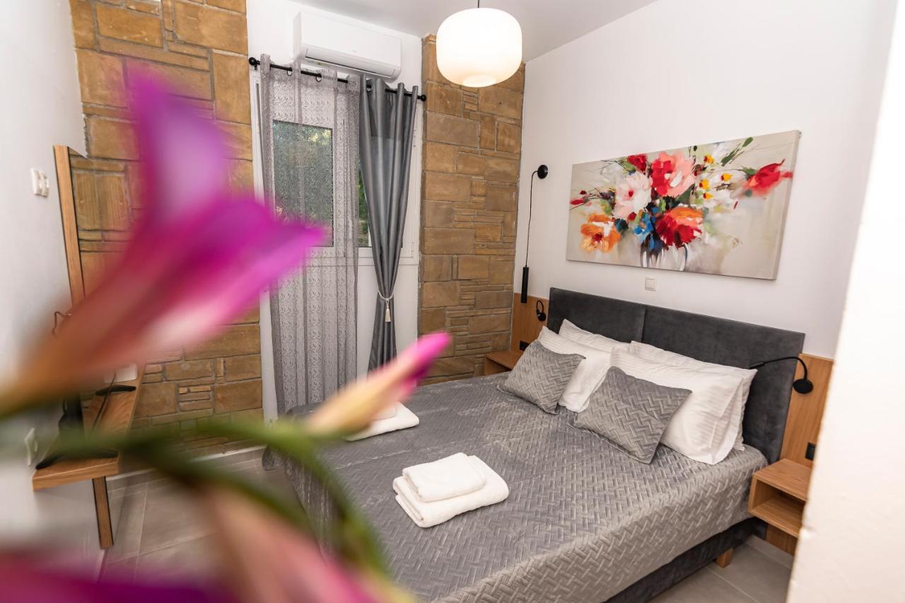 Rikanthos Stone Sea View Apartment Ι Falelianá Exteriér fotografie